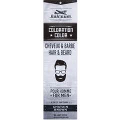 Hairgum Coloration Barbe et Cheveux 4 Châtain 60 g