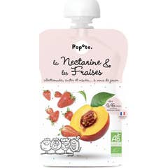 Popote Quetschie Fraise Nectarine 120 g