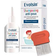 Evolsin Shampooing Anti-poux 120ml + Peine