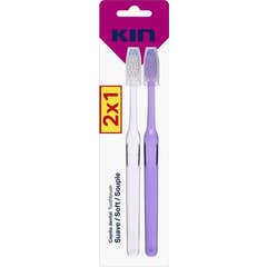 Brosse à dents souple Kin 2pcs Brosse à dents souple Kin 2pcs