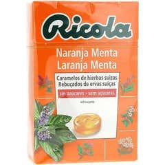 Ricola bonbons sans sucre à la menthe et à l'orange 50g