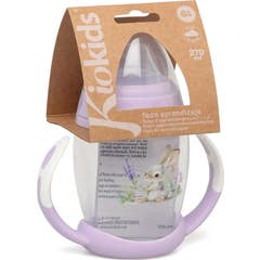 Kiokids Tasse d'Apprentissage Lapin Lavande 270 ml