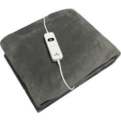 Corysan Couverture chauffante double grise 180x130 cm