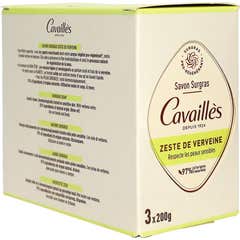 Cavaillès Savon Surgras Zeste de Verveine 3x200 g