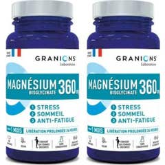 Granions Pack Magnésium Bisglycinate 360mg 2x60comp