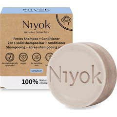 Niyok Shampooing + Après Shampooing Solide Sensible 80 g
