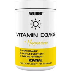 Weider Vitamin D3/K2 + Magnesium 120caps