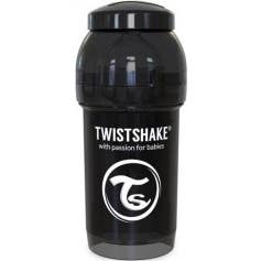 Twistshake Biberon Anticolico 260ml Noir