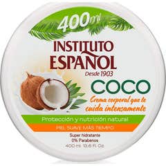Intituto Español Crème corporelle super hydratante à la noix de coco 400ml Intituto Español Crème corporelle super hydratante à la noix de coco 400ml