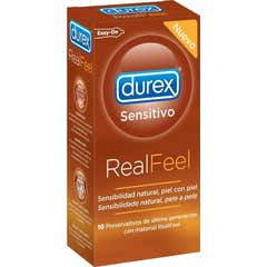 Durex Real Feeling Préservatifs 10uts