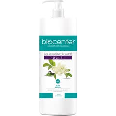 Biocenter Gel Douche et Shampoing 2 en 1 Bio 1L