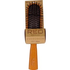 Red Premium HH203 Evergreen Wooden Brush Styling Mini 1ud