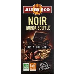 Alter Eco Chocolat Noir Quinoa Puffed 100g