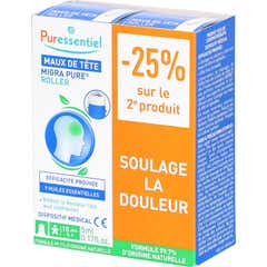 Puressentiel Duo Roller Mal de Tête 2 x 5 ml
