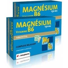 Arkopharma Magnésium et Vitamine B6 2 x 60 gélules