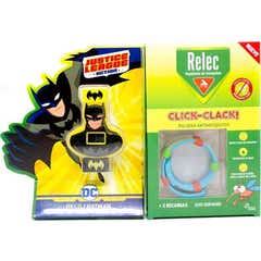Relec Click-clack Mosquito bracelet + Justice League watch watch bracelet