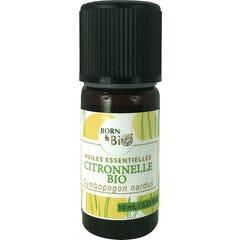Born To Bio Citronnelle Bio Huile Essentielle 10 ml