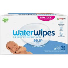 WaterWipes Lingettes Bébés Bio 12x60uts
