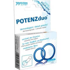 Joydivision Potenz Dúo Azul Anillos Pene Pequeño S 2uds