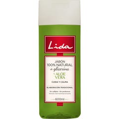 Lida Savon 100% Naturel Glycérine et Aloe Vera 600ml