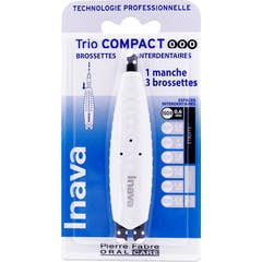 Inava Trio Compact Brossettes Interdentaires ISO 0 1 unité + 3 unités