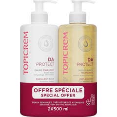 Topicrem DA Protect Pack Baume 500 ml + Huile de Douche 500 ml