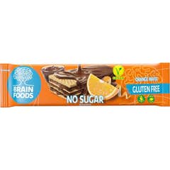 Brain Foods Wafer Orange Sans Sucre Sans Gluten 40g