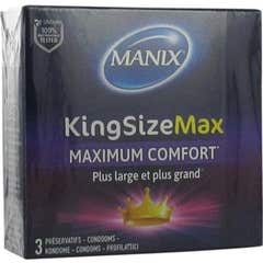 Manix Préservatifs King Size Maximum Comfort 3unts