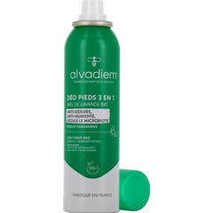 Alvadiem Déodorant pieds 3-en-1 150 ml