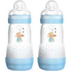 Mam Biberon Easy Start Anti-Colique Bleu Mat 2x260 ml