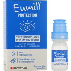 Eumill Protection Yeux Fatigués Secs Exposés aux Écrans 10 ml