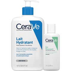 CeraVe Lait Hydratant Visage Corps Gel Moussant 561 ml