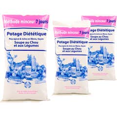 Annedelona Éco-Recharge 84 Soupes Au Chou Minceur Brûle Graisses 3x300g