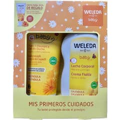 Weleda Premiers Soins Set Shampoing Gel + Lotion + Crème Change