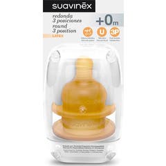Suavinex™ Tétine en latex à large bouche taille 1 3 positions 2 Unités