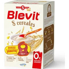 Blevit Pack 8 Céréales 500 gr + Bavoir