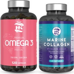 HN Pack Premium Omega 3 120 caps + Collagène Marin 120 caps