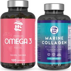HN Pack Premium Omega 3 120 caps + Collagène Marin 120 caps