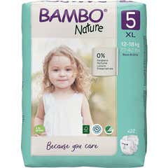 Couche Bambo Nature Taille 5 XL 22 pièces