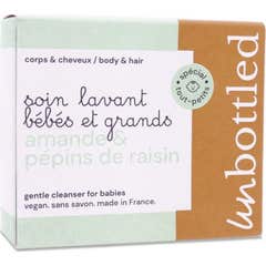Unbottled Savon Corps Cheveux Bébé Amande Pépins Raisin 110 gr