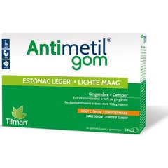 Antimetil Gom Menthe Citron 24uts