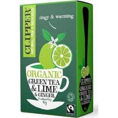 Cupper Th Vert Citron Vert et Gingembre 20 Sachets