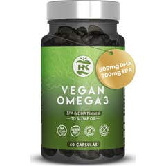 HN Vegan Omega 3 EPA & DHA Natural Huile d'Algues 40 caps