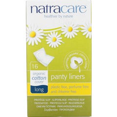 Natracare compresses Longues Protege Slip 16uts