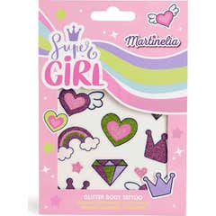 Martinelia Supergirl Tatouages à Paillettes 1 Unité