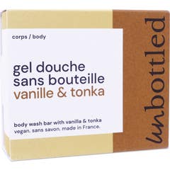 Unbottled Gel Douche Sans Bouteille Vanille & Tonka 110 gr