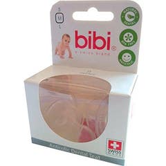 Tétine silicone Bibi moyenne 2 pcs