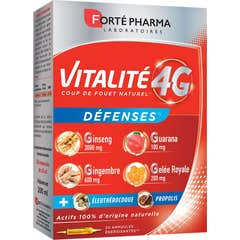 Forté Pharma Vitalité 4G Défenses 20 Ampoules
