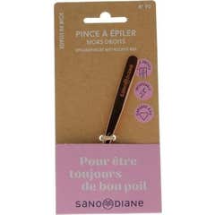 Sanodiane Pince à Épiler Crabe 92 Rose Jags 1 Unité