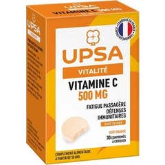 Upsa Vitamine C 500mg Orange Sans Sucre 30comp